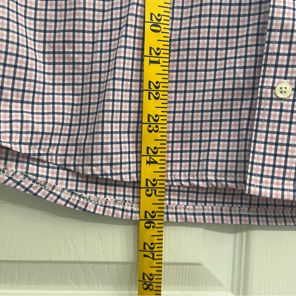 LAUREN by Ralph Lauren Pink Navy White Plaid Womens Button-Down Shirt Top Blouse - Picture 6 of 7